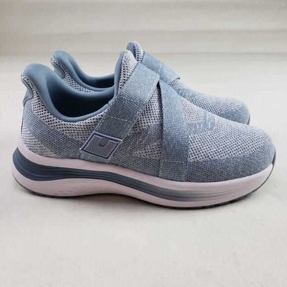 Orthofeet Naya Hands Free Shoe Womens 6.5 EE Wide Blue Slip On Comfort Sneaker - Picture 2 of 11